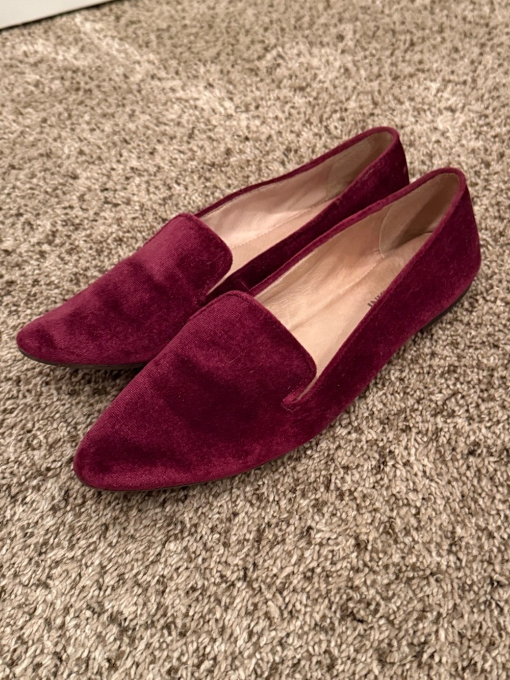 Gianni Bini Melbin Flats Shoes Medium Plum